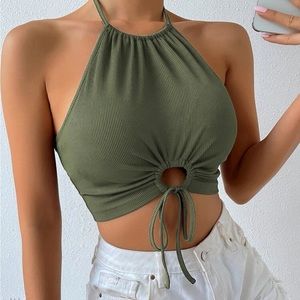 Crop Halter Top